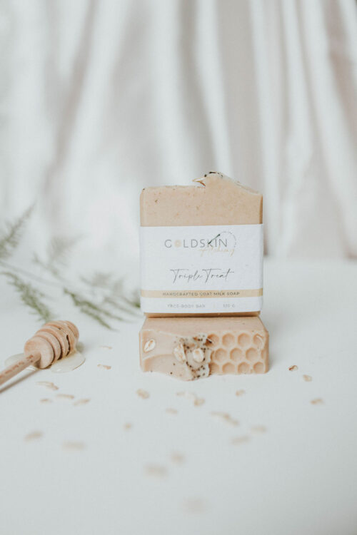 Koop Geurvrije Handgemaakte Triple Treat Zeep Stuk Online